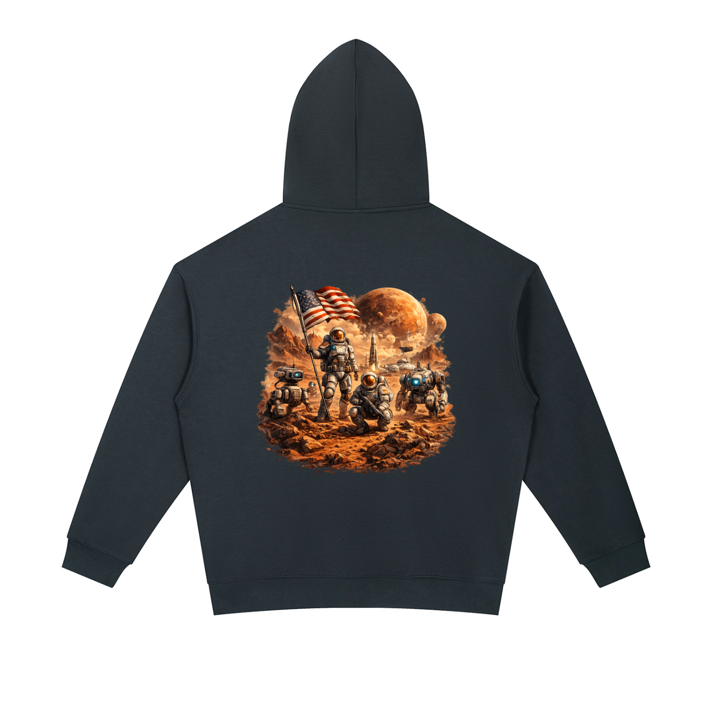 Slim Fit American Mars Colony Hoodie