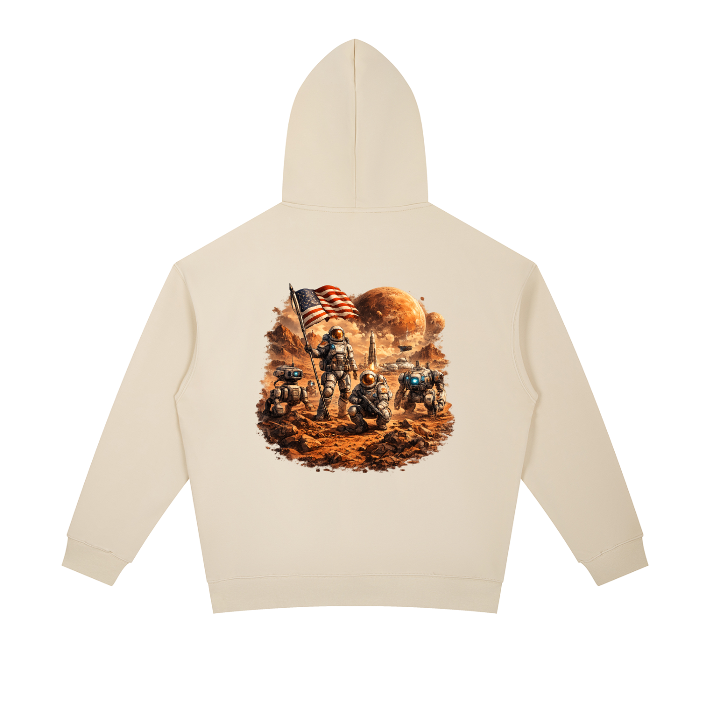 Slim Fit American Mars Colony Hoodie