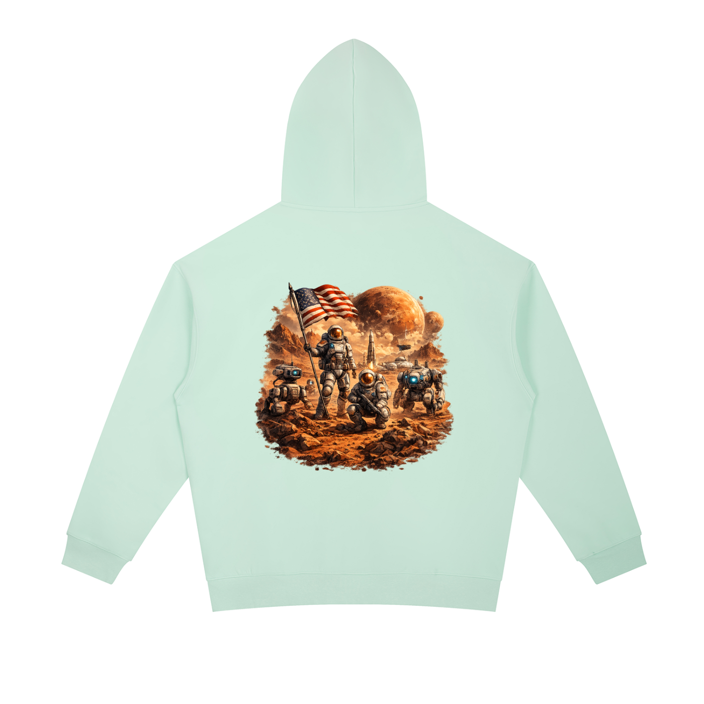 Slim Fit American Mars Colony Hoodie