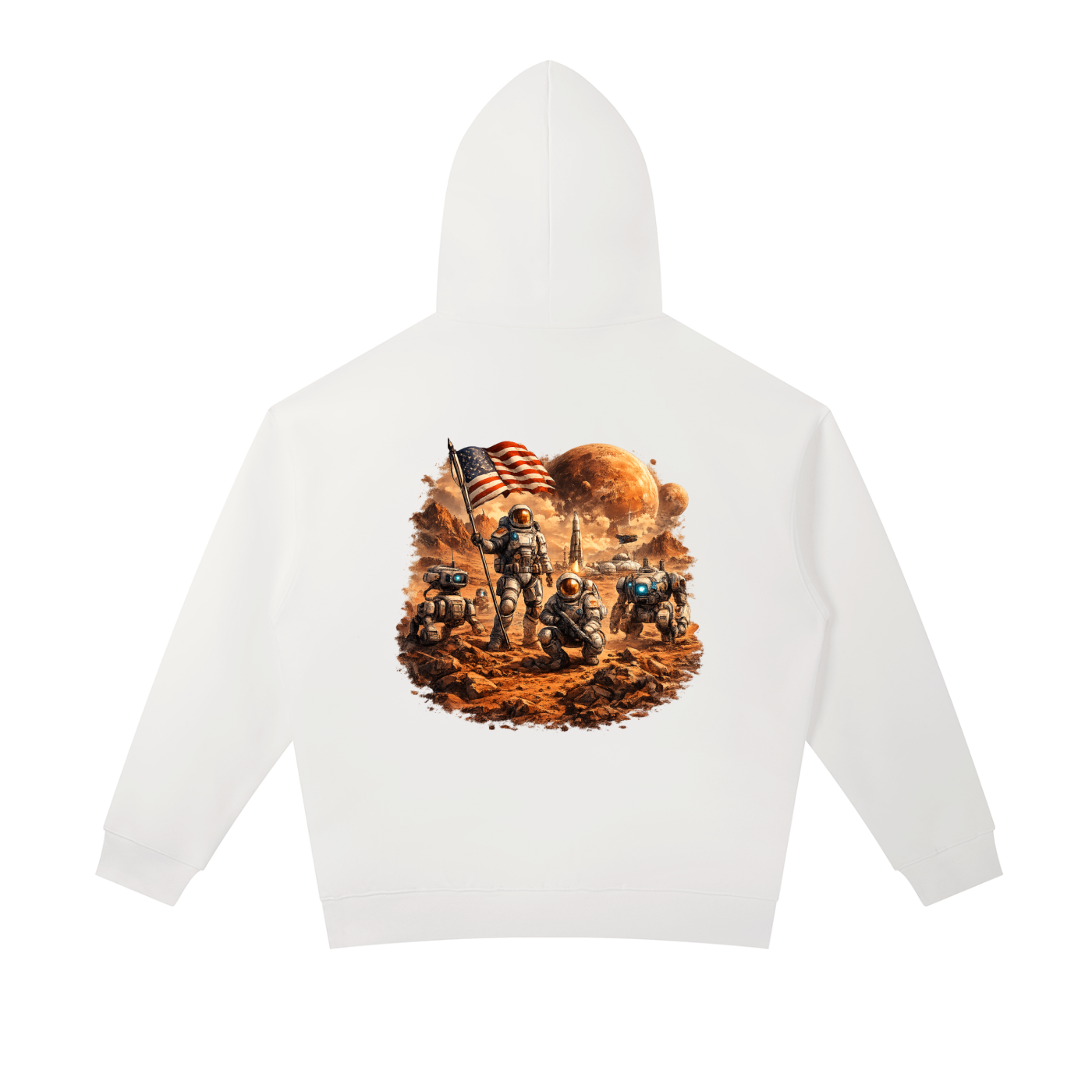Slim Fit American Mars Colony Hoodie