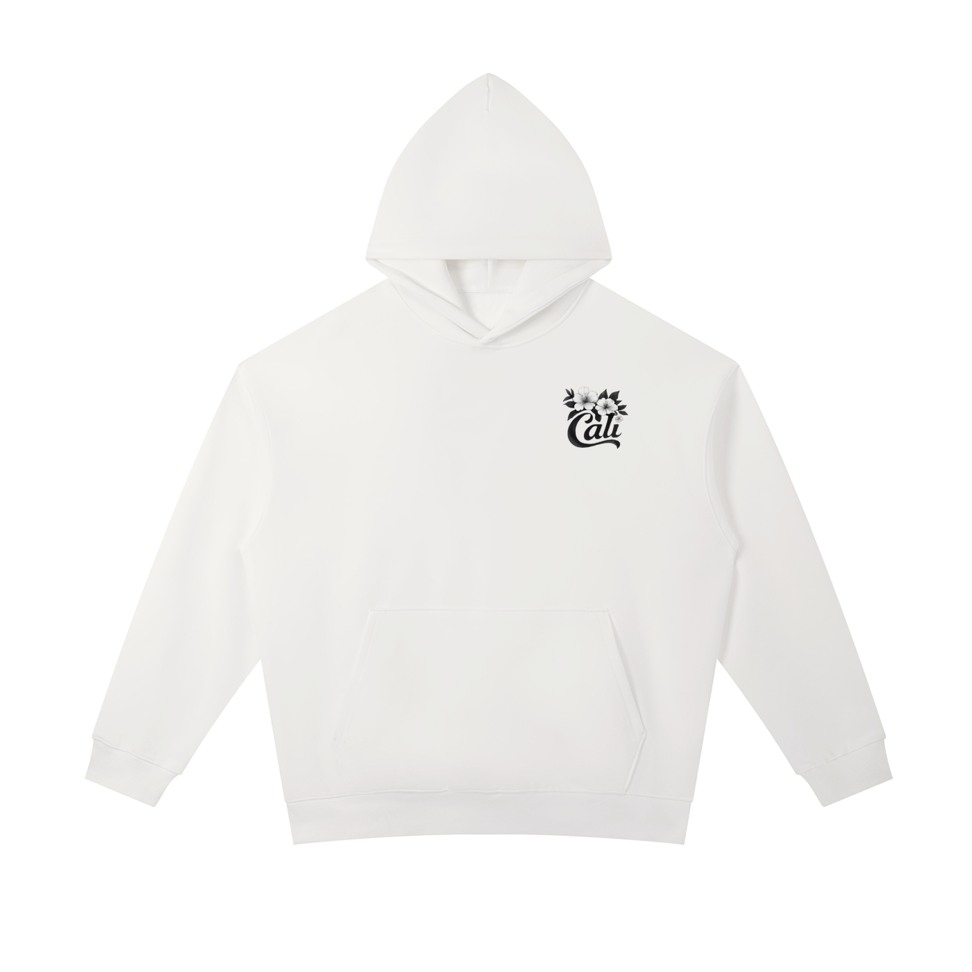 Slim Fit White Water Rapids Hoodie