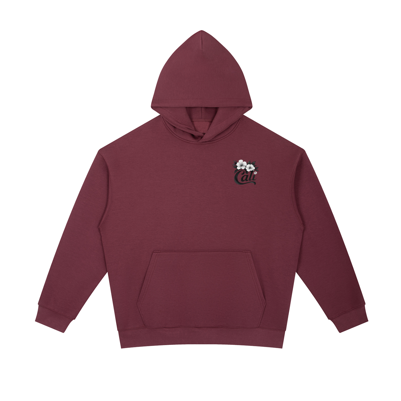 Slim Fit White Water Rapids Hoodie