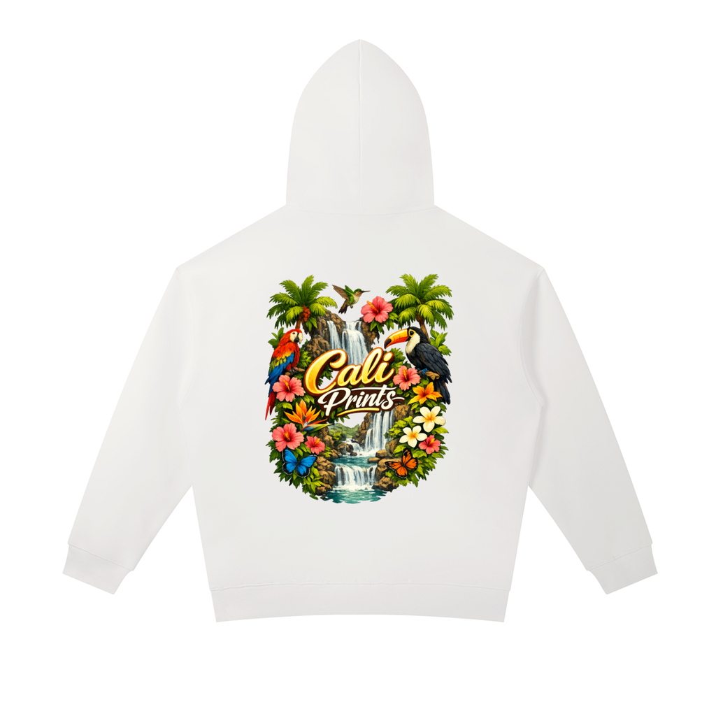 Slim Fit White Water Rapids Hoodie