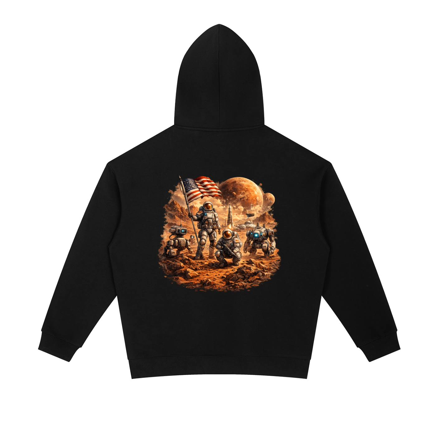 Slim Fit American Mars Colony Hoodie